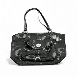 Rare Vintage Y2K Coach Leah Black Shoulder Bag